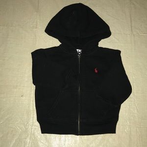 Polo black hoodie
